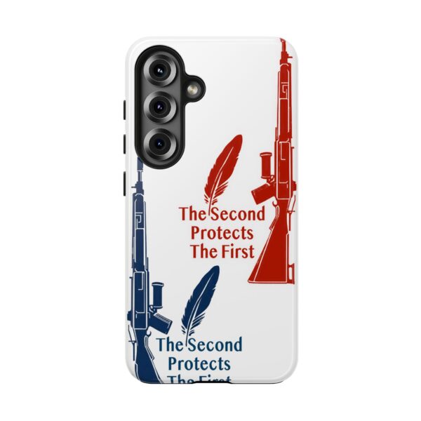 THE SECOND PROTECTS THE FIRST: Cell Phone Case A1