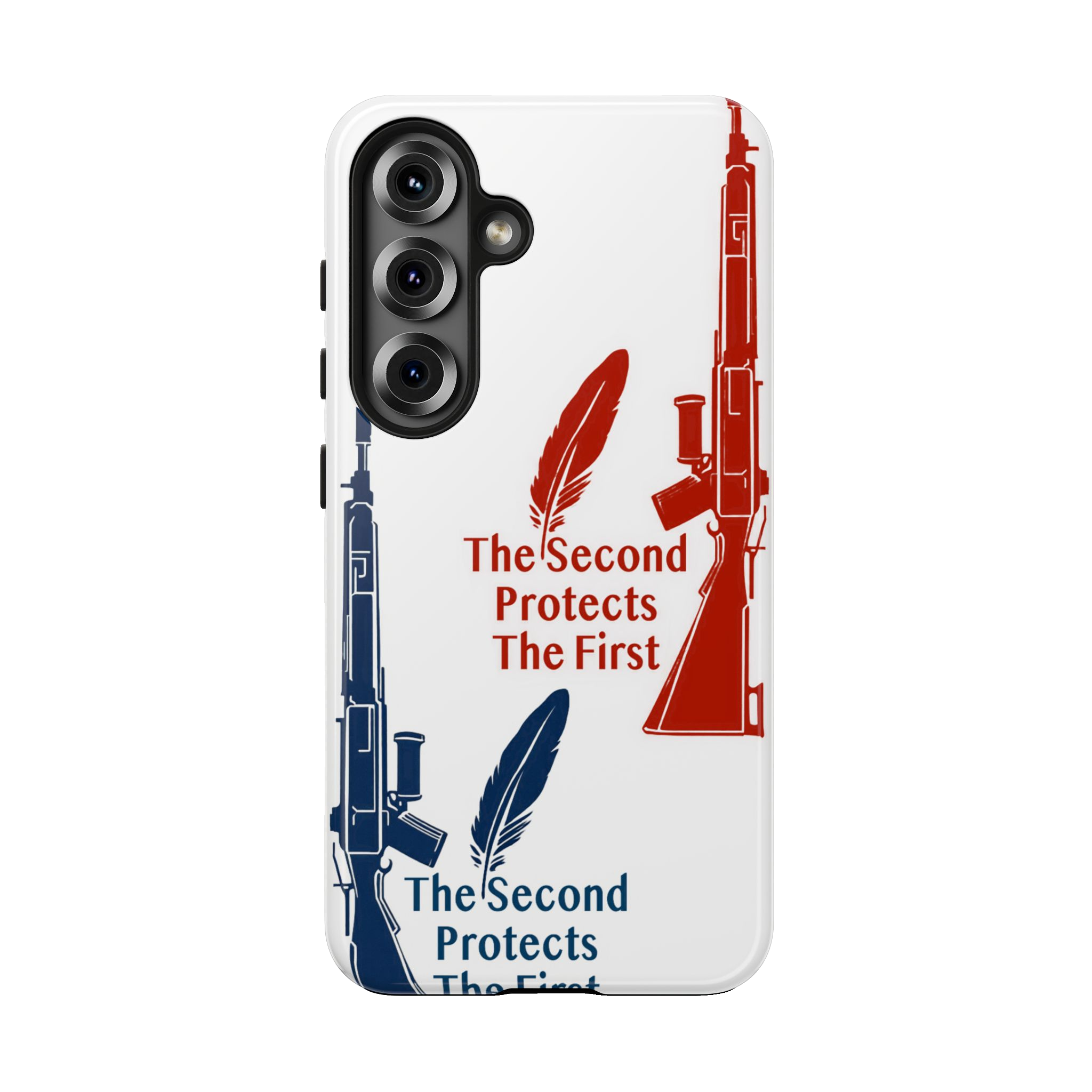 THE SECOND PROTECTS THE FIRST: Cell Phone Case A1
