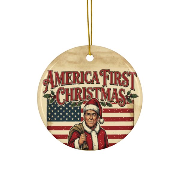 AMERICA FIRST: 2025 Holiday Ornament B2