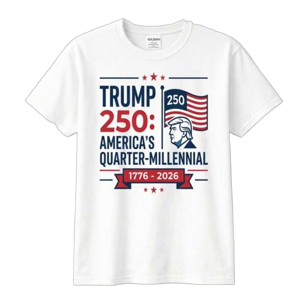 Trump 250 Tee – America's Quarter-Millennial Patriotic Design