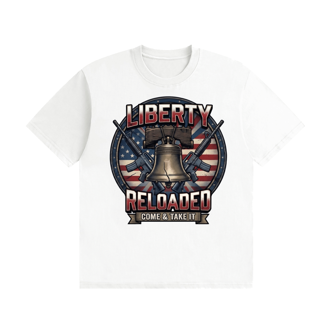 Liberty Reloaded: Come & Take It Cotton T-Shirt - Image 3