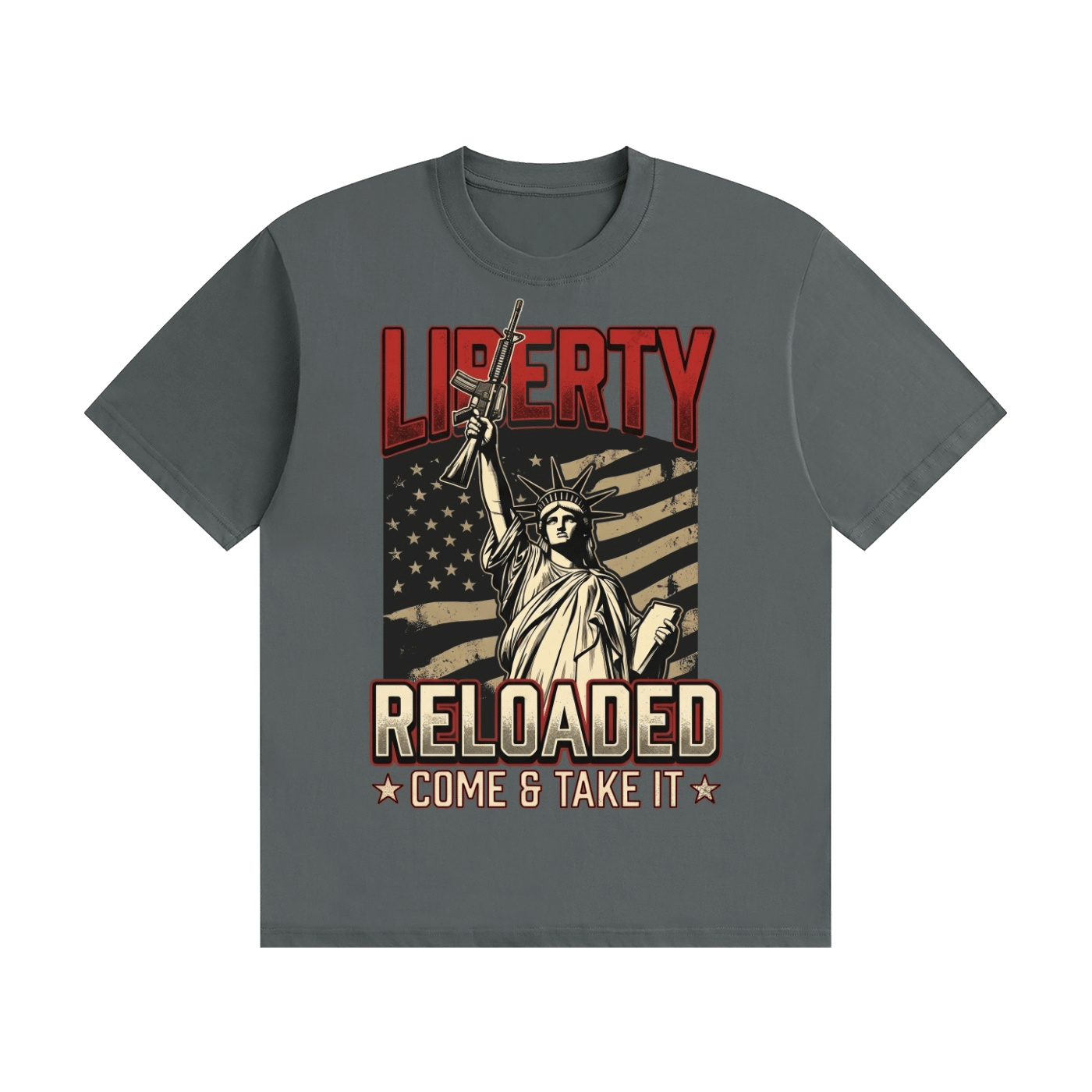 Liberty Reloaded: Come & Take It Cotton T-Shirt - Image 17