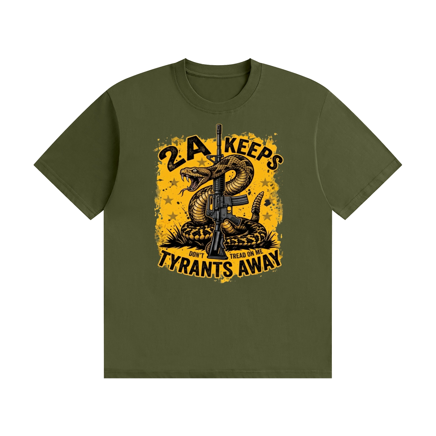 2A Keeps Tyrants Away -  Cotton T-Shirt - Image 3