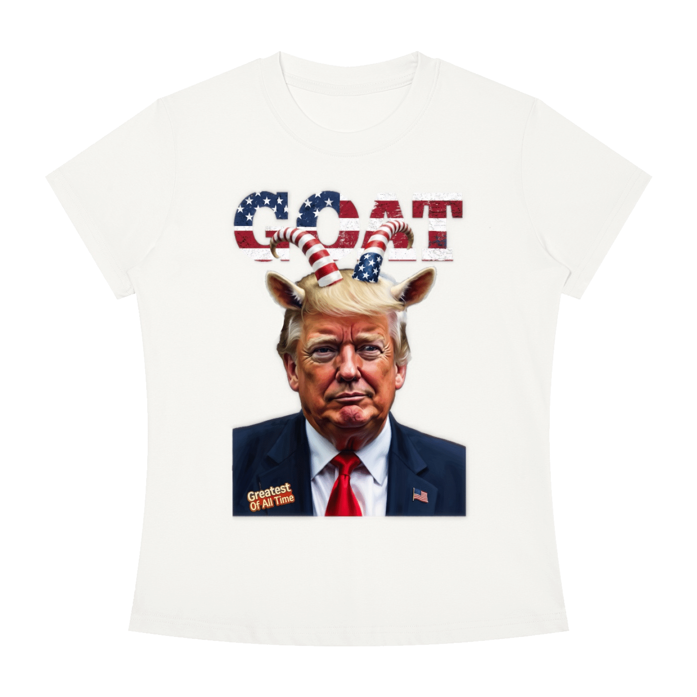 The GOAT Women's Slim Fit Crewneck T-Shirt - Image 43