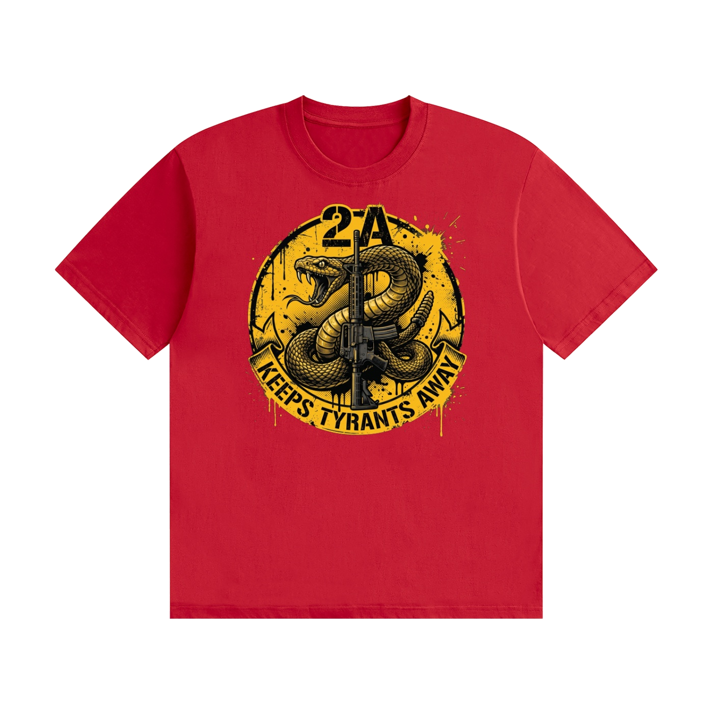 2A Keeps Tyrants Away -  Cotton T-Shirt - Image 10
