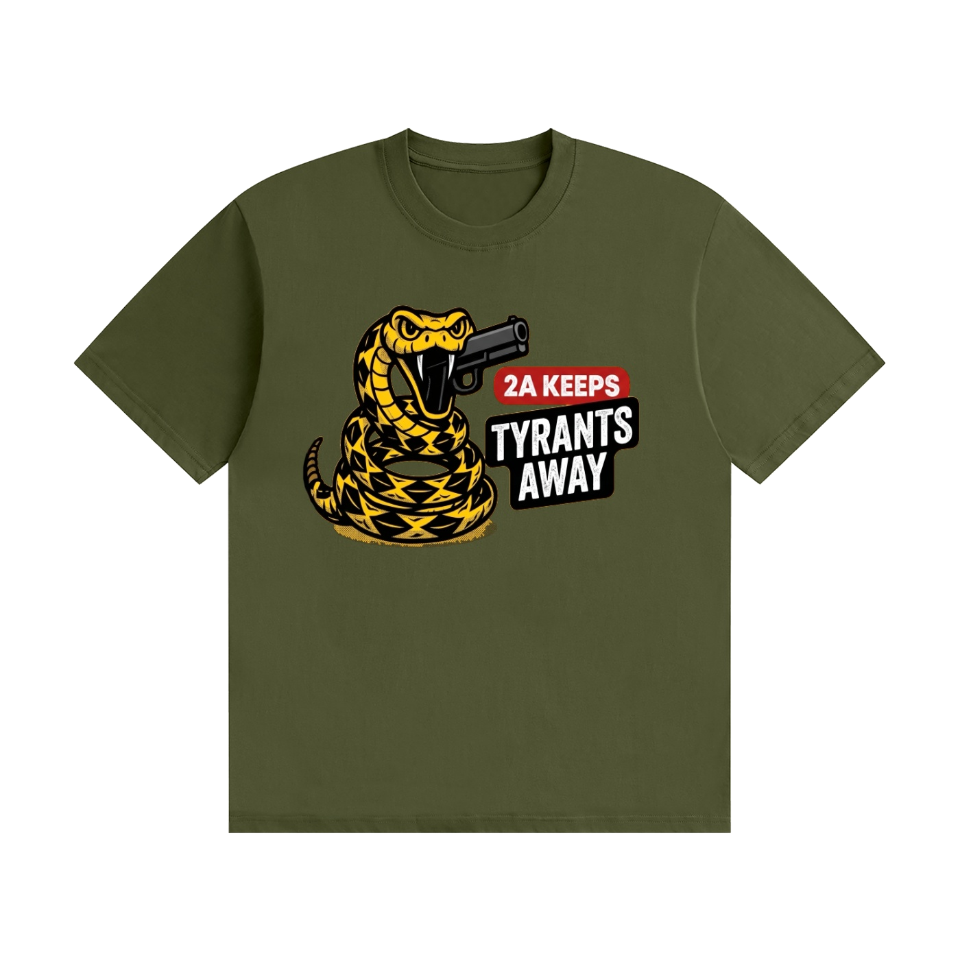 2A Keeps Tyrants Away -  Cotton T-Shirt - Image 13