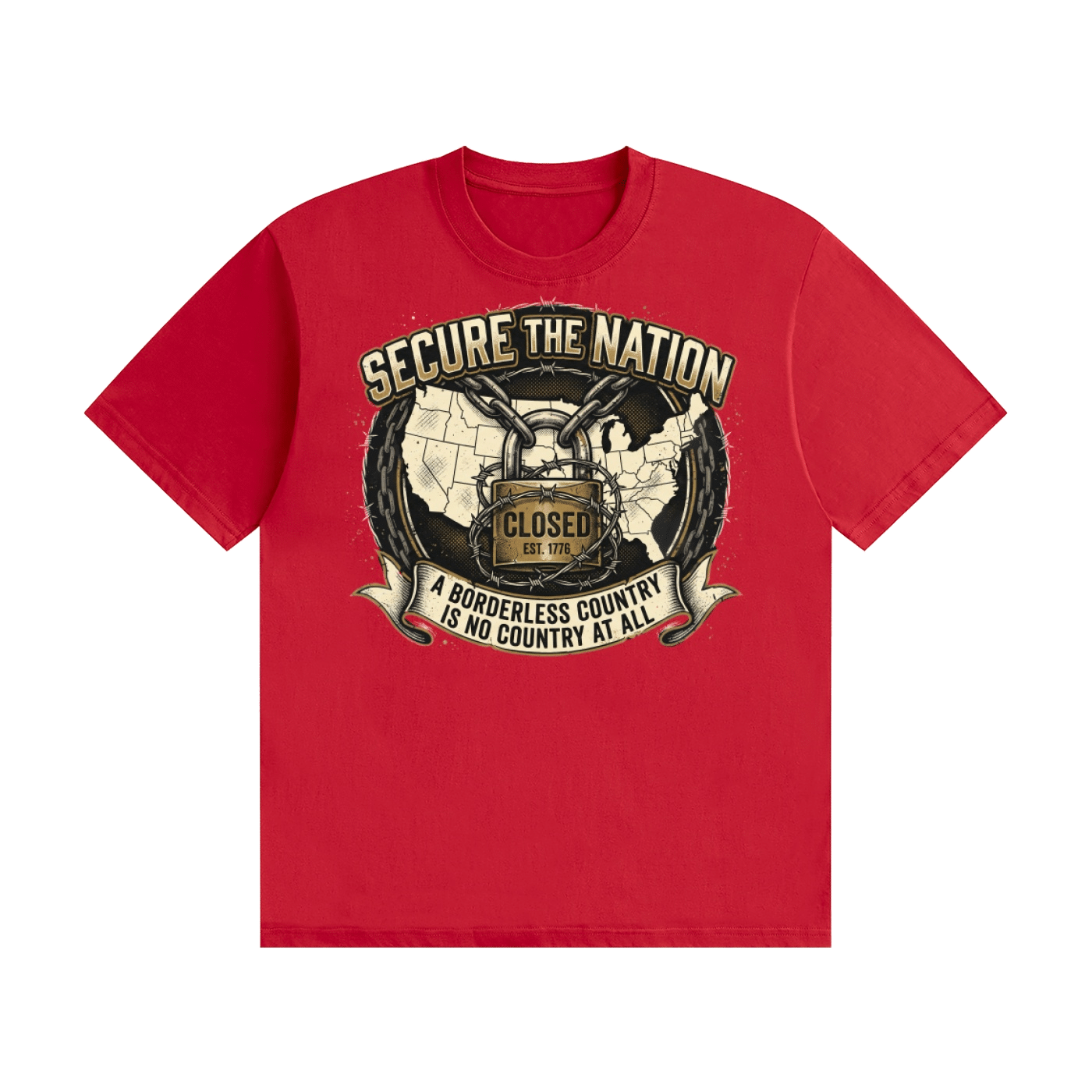 Freedom over Fear Cotton T-Shirt - Image 39