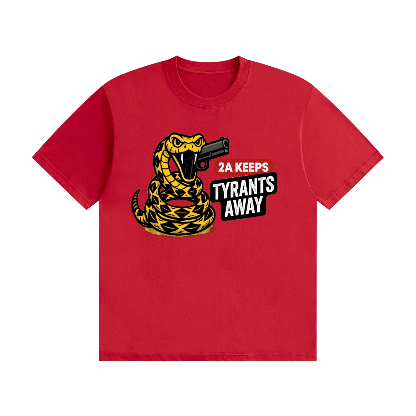 2A Keeps Tyrants Away -  Cotton T-Shirt - Image 15