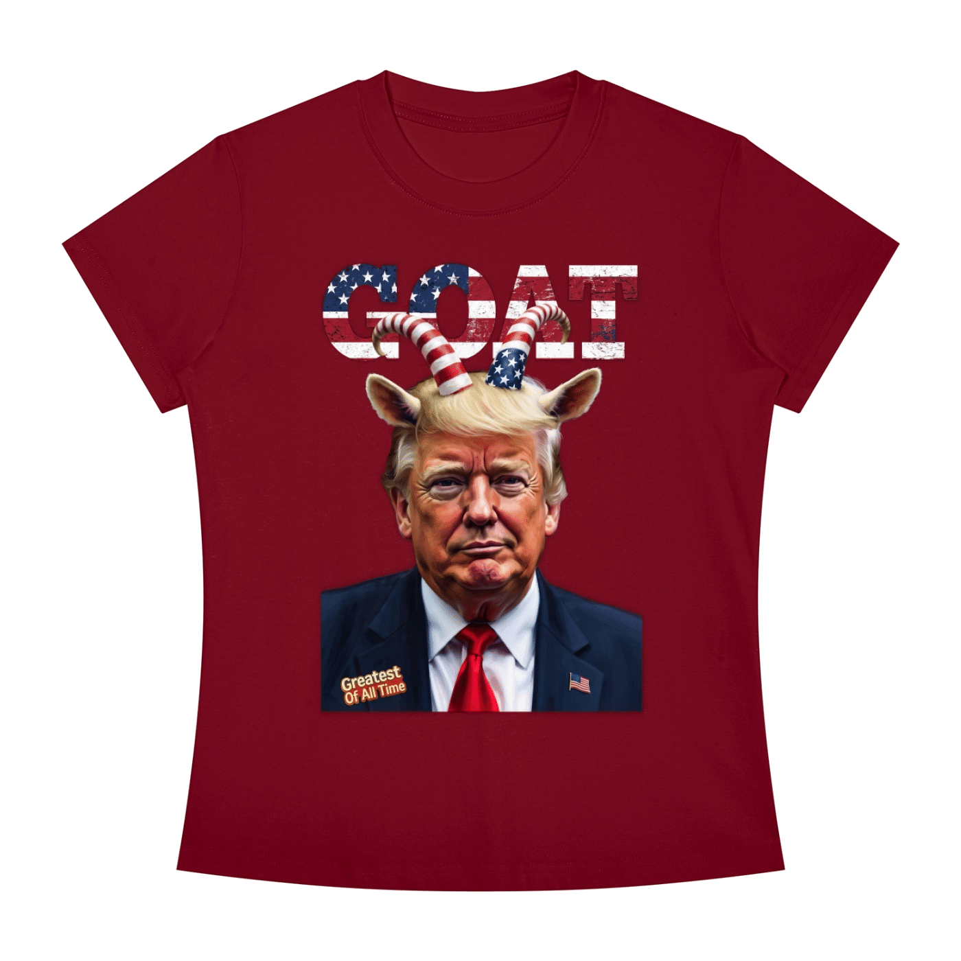 The GOAT Women's Slim Fit Crewneck T-Shirt - Image 47