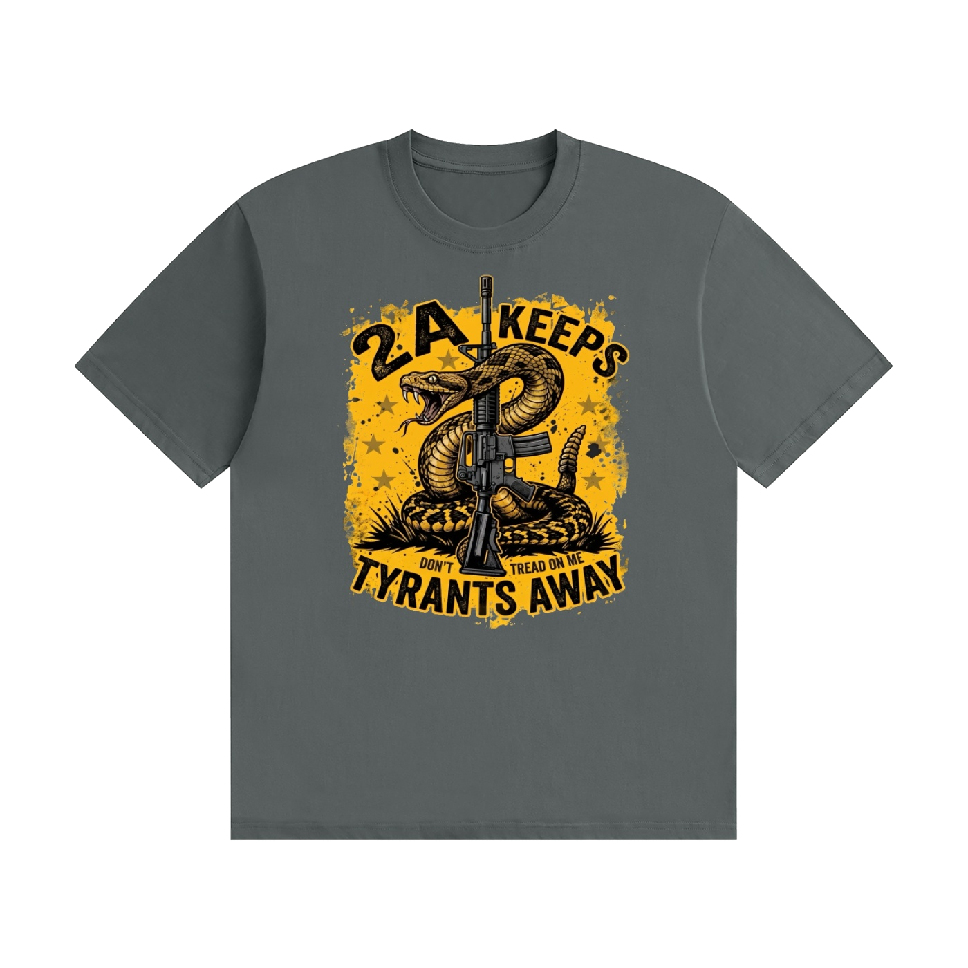 2A Keeps Tyrants Away -  Cotton T-Shirt - Image 4