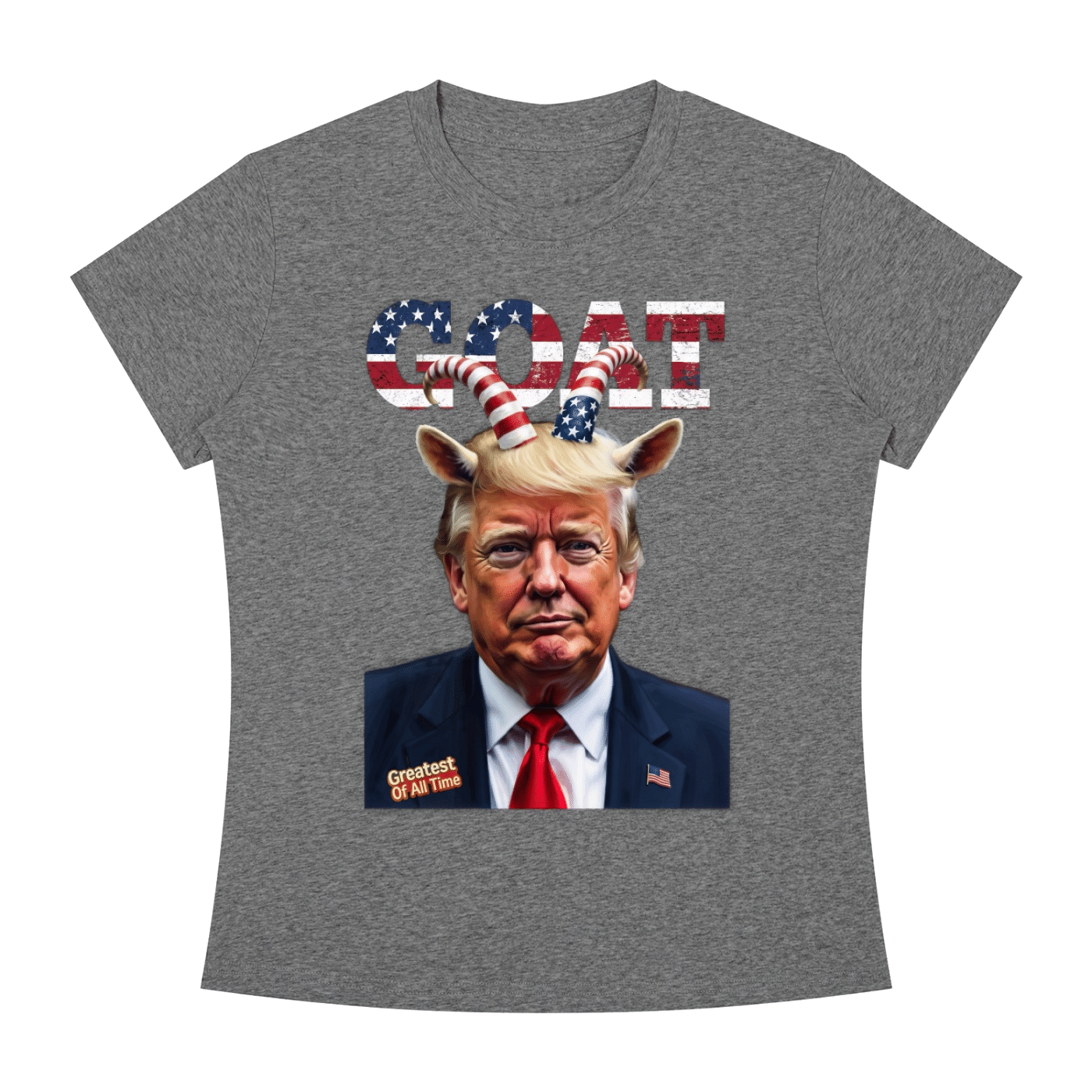 The GOAT Women's Slim Fit Crewneck T-Shirt - Image 49