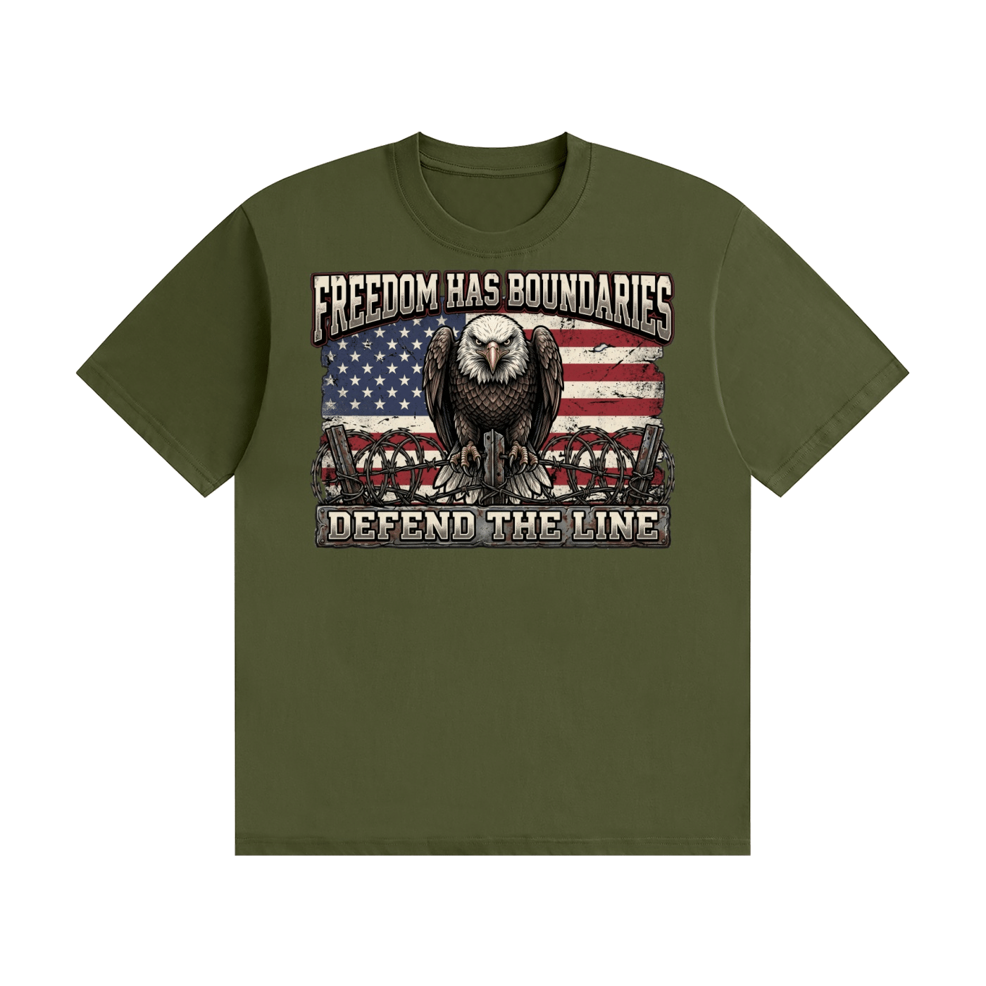 Freedom over Fear Cotton T-Shirt - Image 25