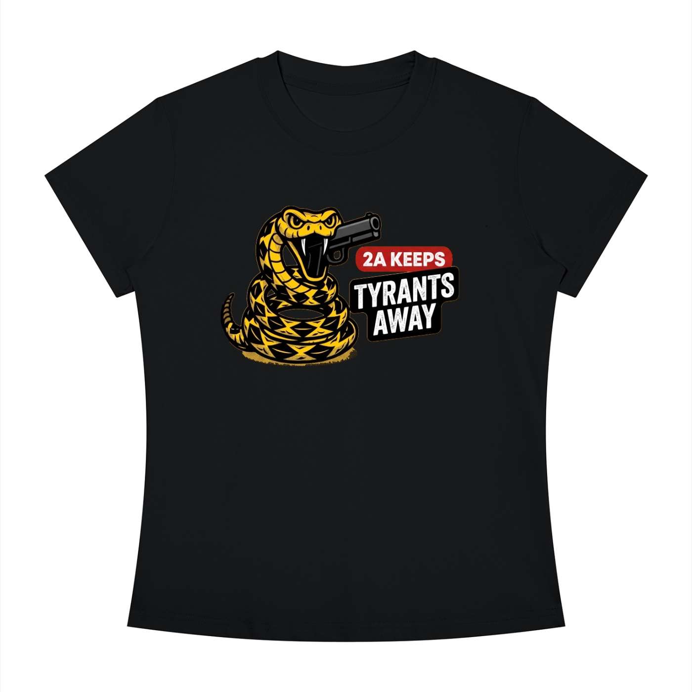 2A Keeps Tyrants Away Women's Slim Fit T-Shirt - Image 11