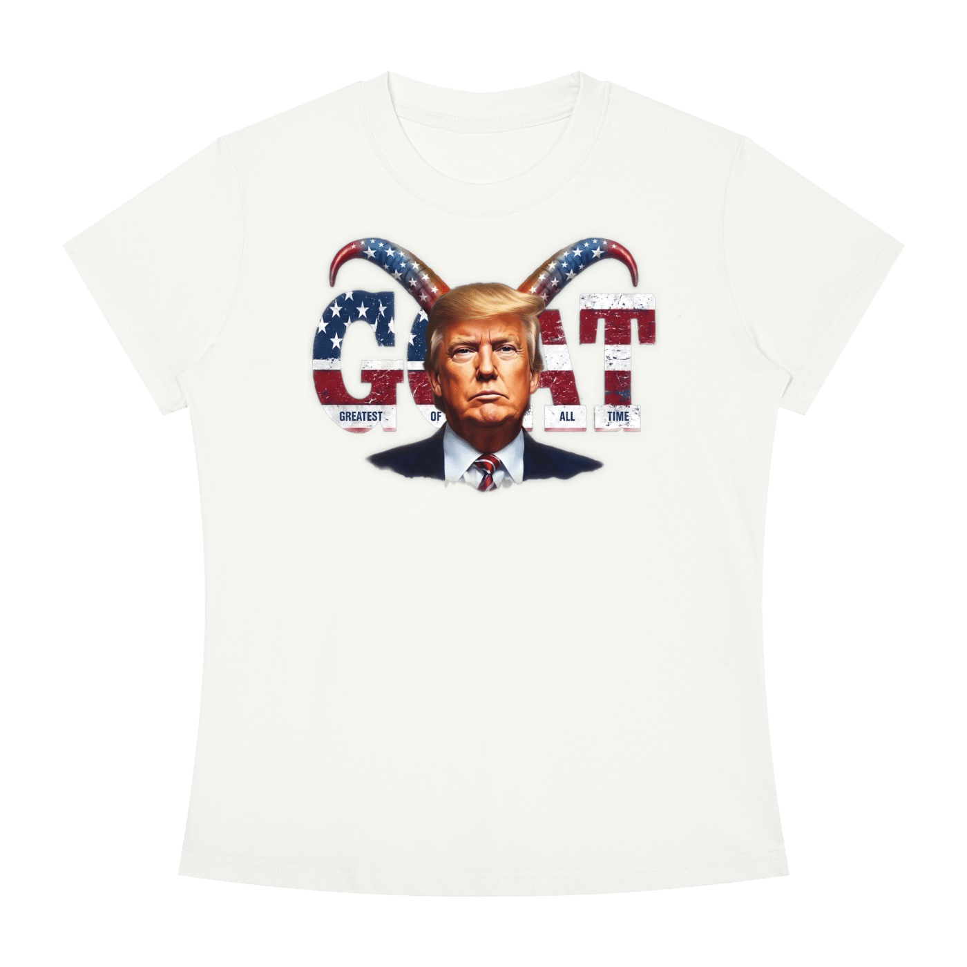 The GOAT Women's Slim Fit Crewneck T-Shirt - Image 3