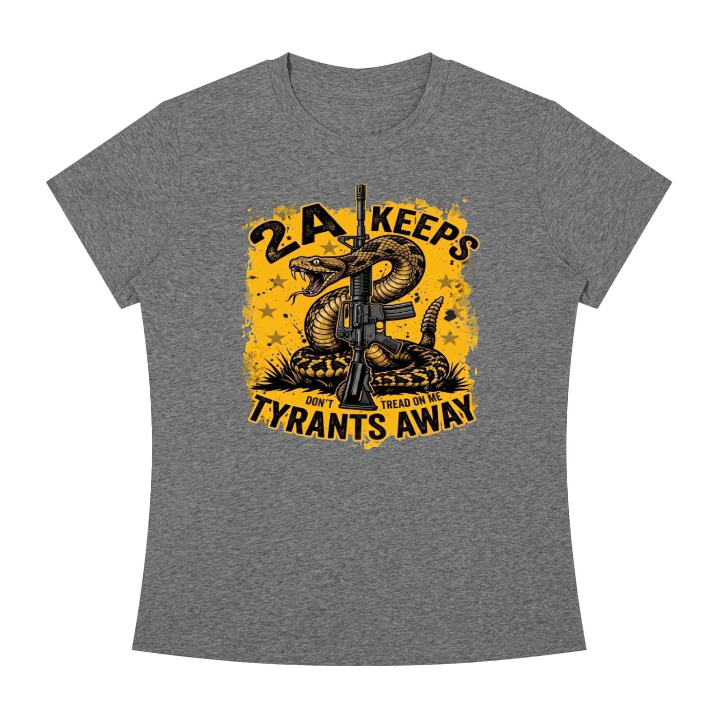 2A Keeps Tyrants Away Women's Slim Fit T-Shirt - Image 5