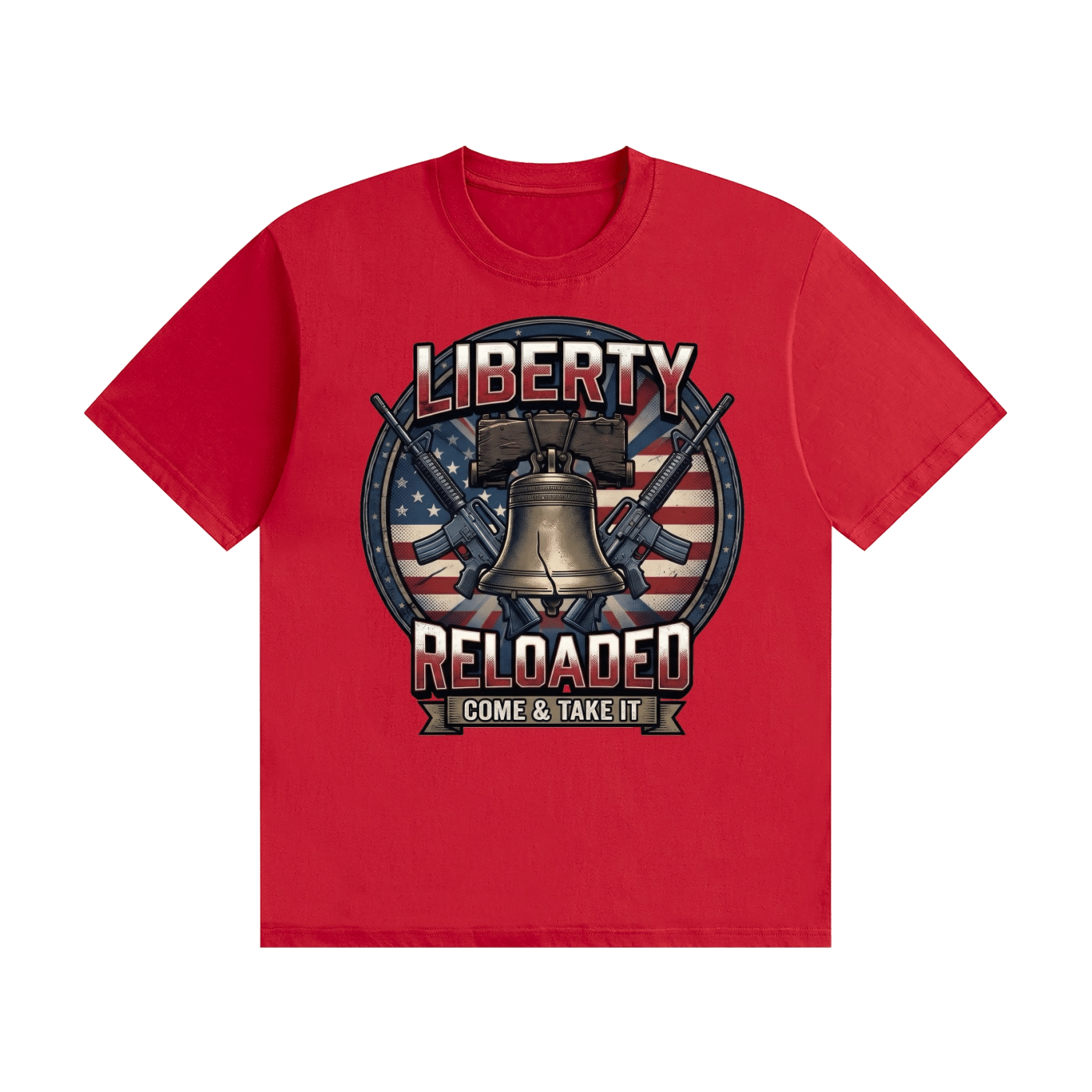Liberty Reloaded: Come & Take It Cotton T-Shirt - Image 9