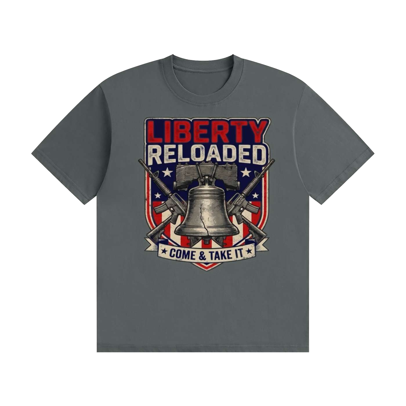 Liberty Reloaded: Come & Take It Cotton T-Shirt - Image 37