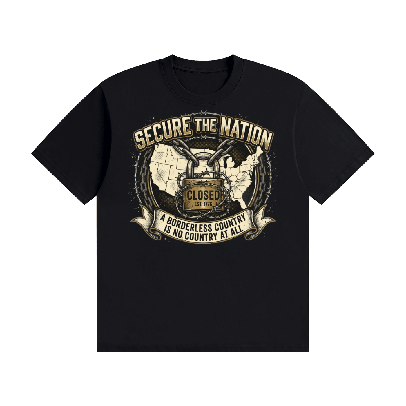 Freedom over Fear Cotton T-Shirt - Image 31