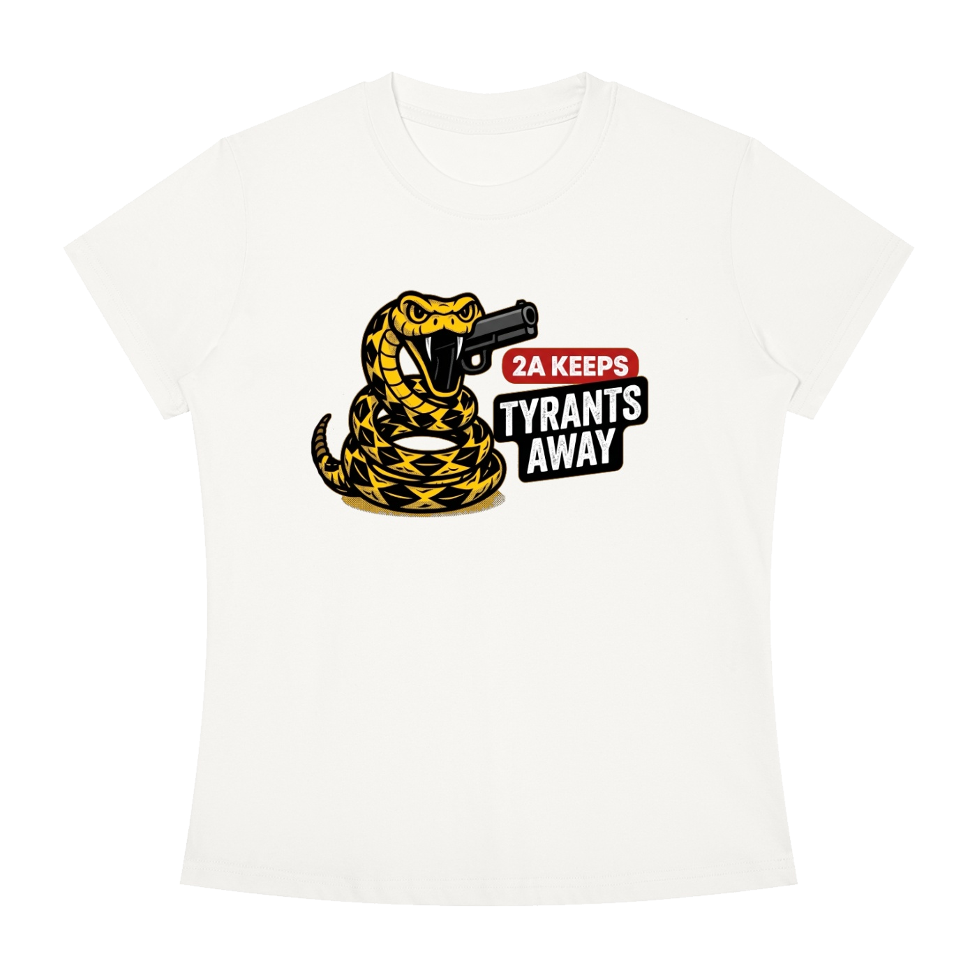 2A Keeps Tyrants Away Women's Slim Fit T-Shirt - Image 12