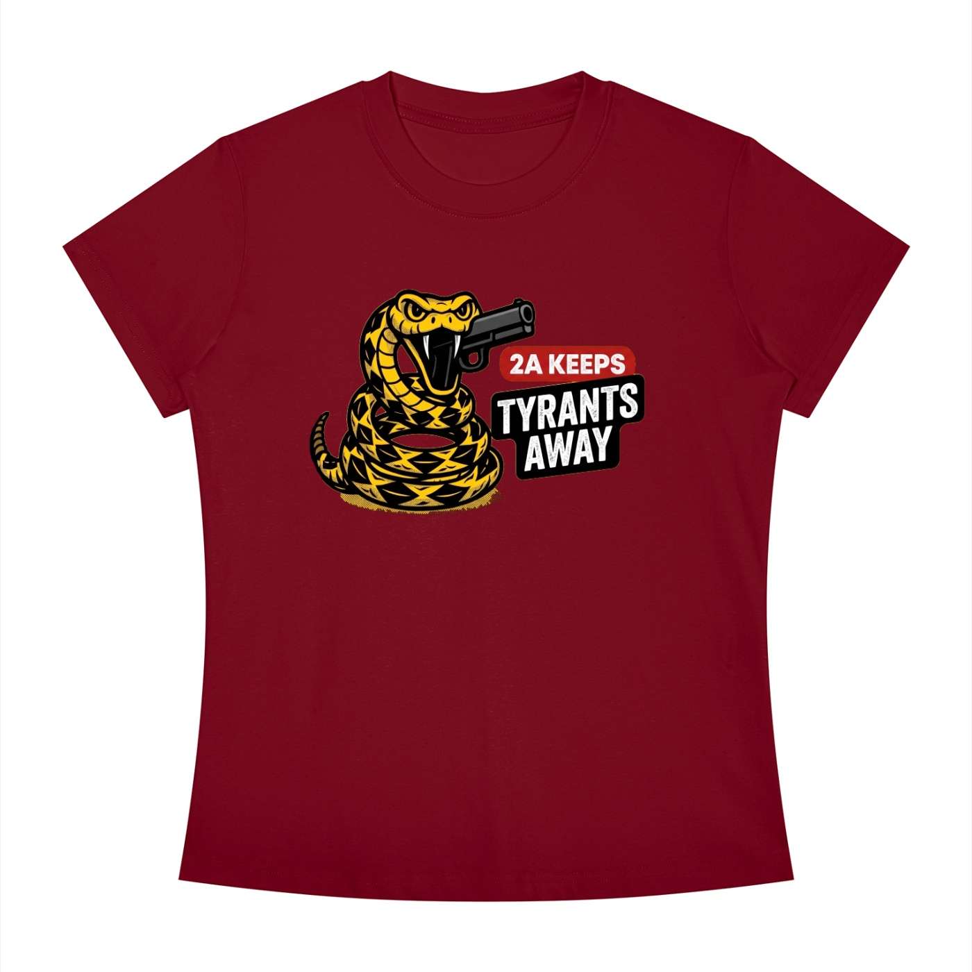 2A Keeps Tyrants Away Women's Slim Fit T-Shirt - Image 14