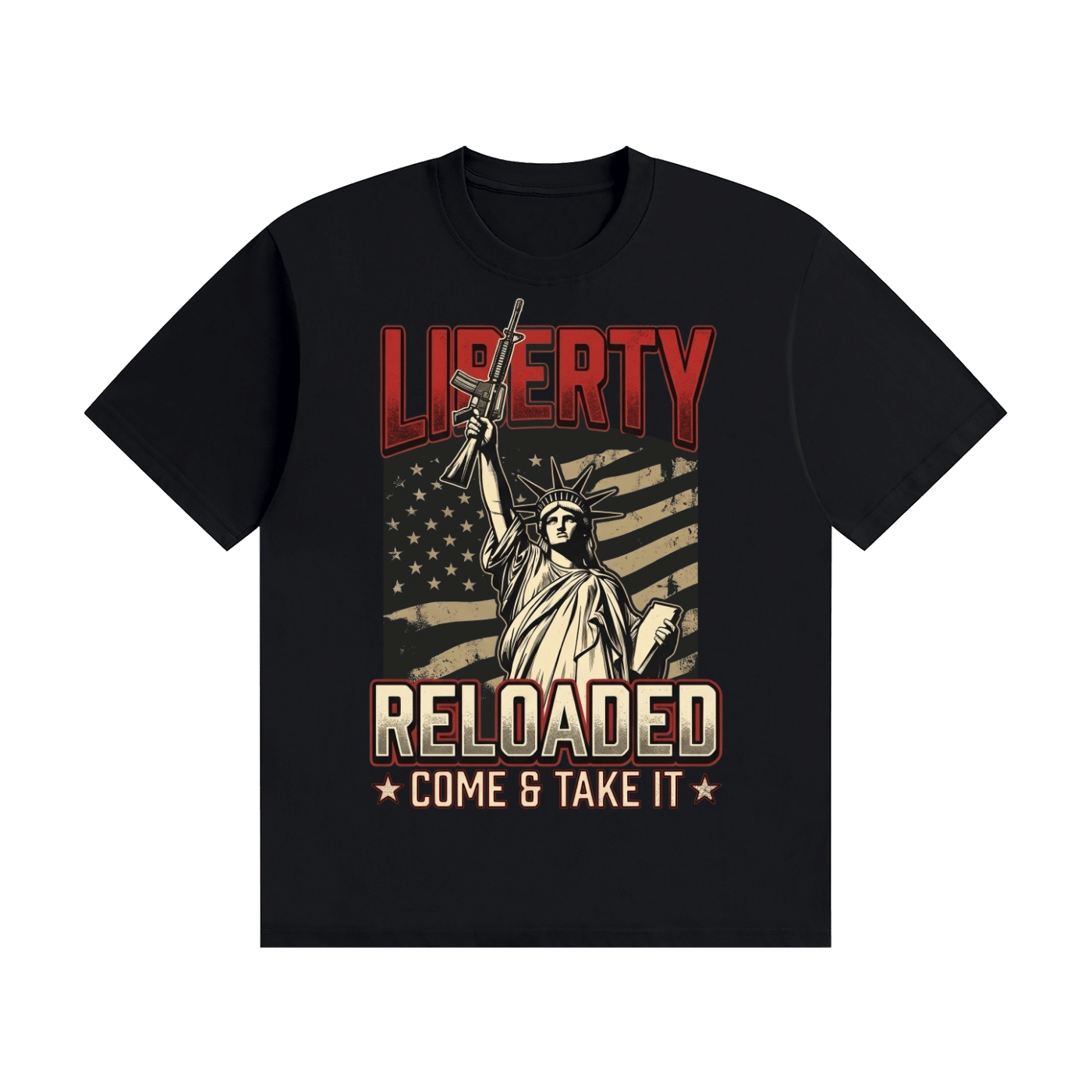 Liberty Reloaded: Come & Take It Cotton T-Shirt - Image 11