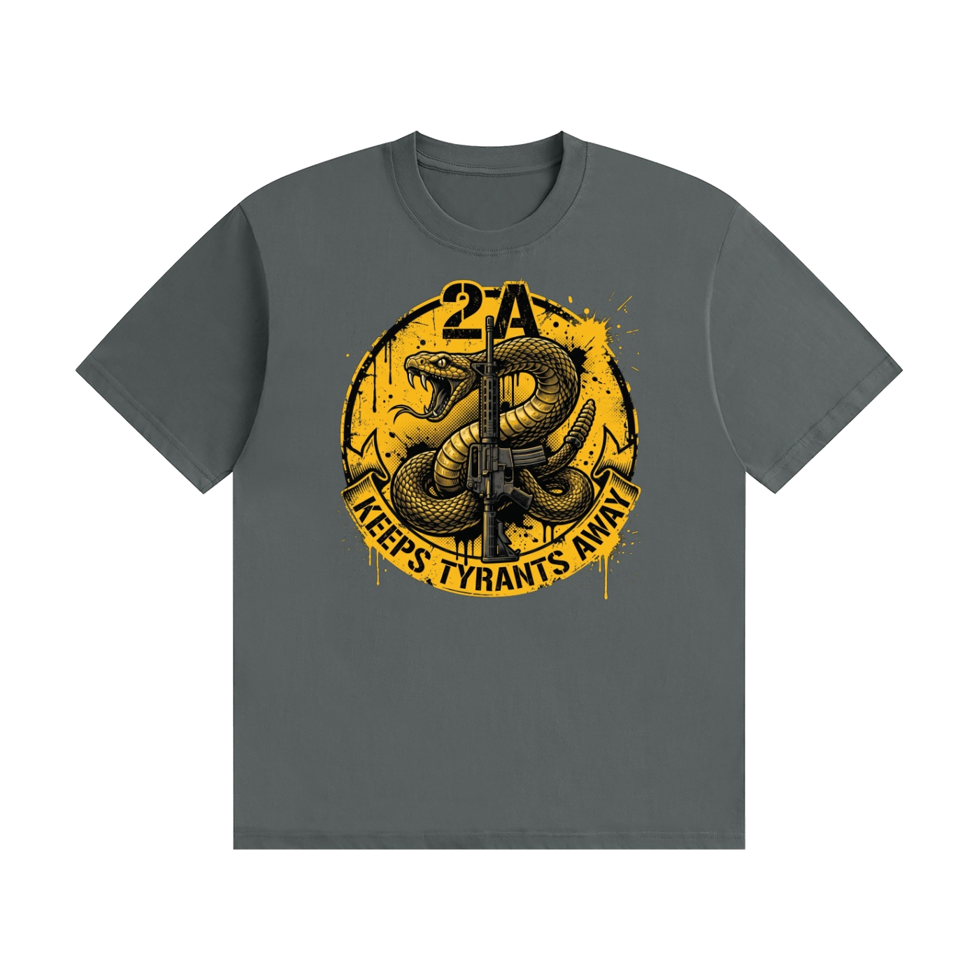 2A Keeps Tyrants Away -  Cotton T-Shirt - Image 9