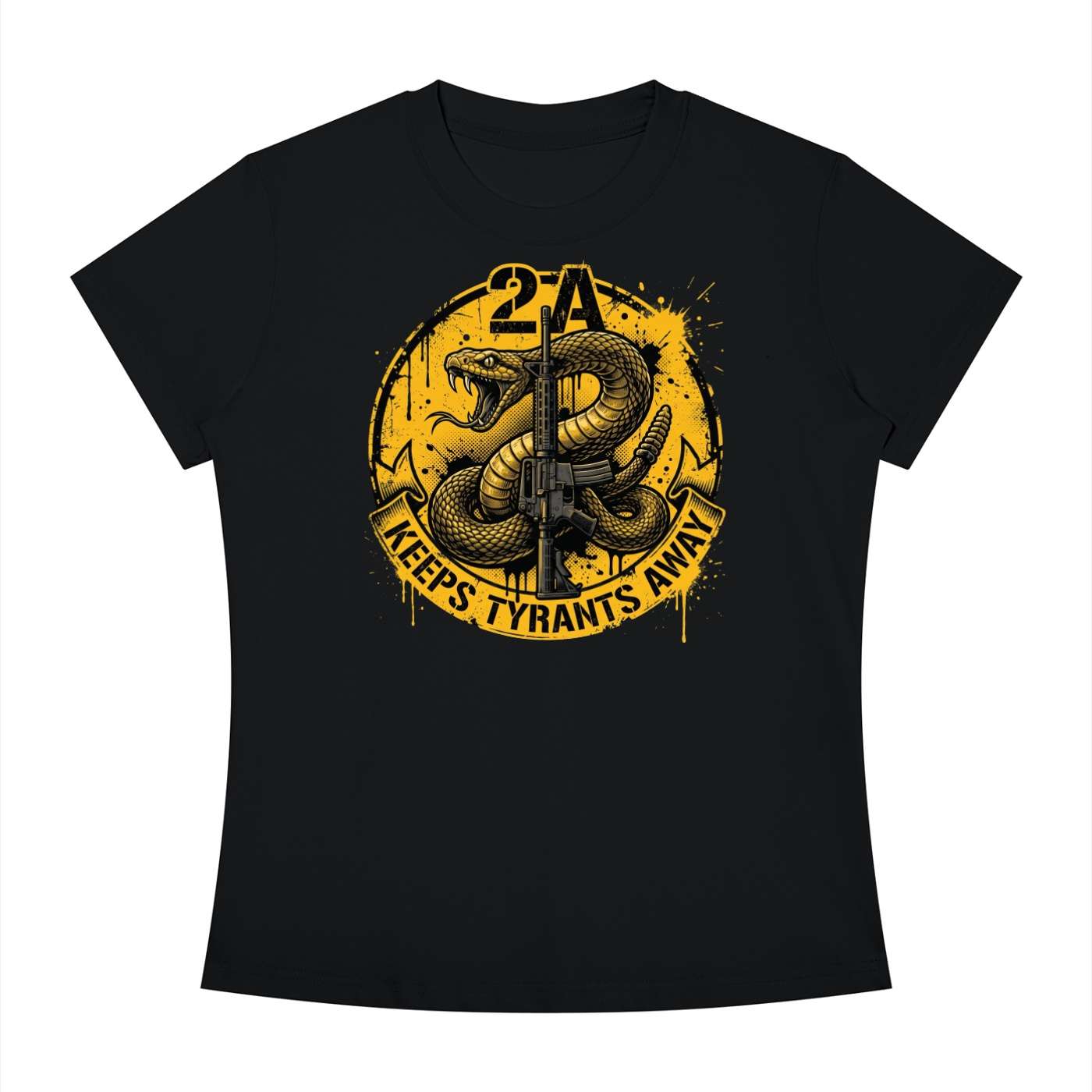 2A Keeps Tyrants Away Women's Slim Fit T-Shirt - Image 6