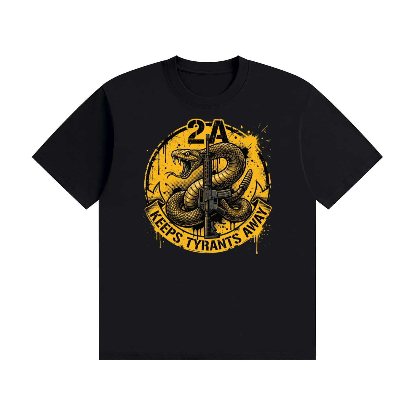 2A Keeps Tyrants Away -  Cotton T-Shirt - Image 6
