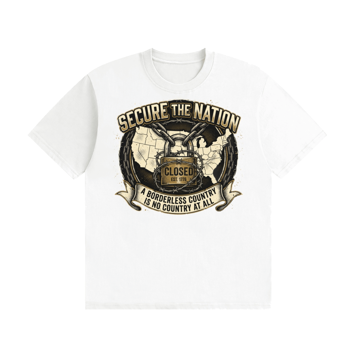 Freedom over Fear Cotton T-Shirt - Image 33