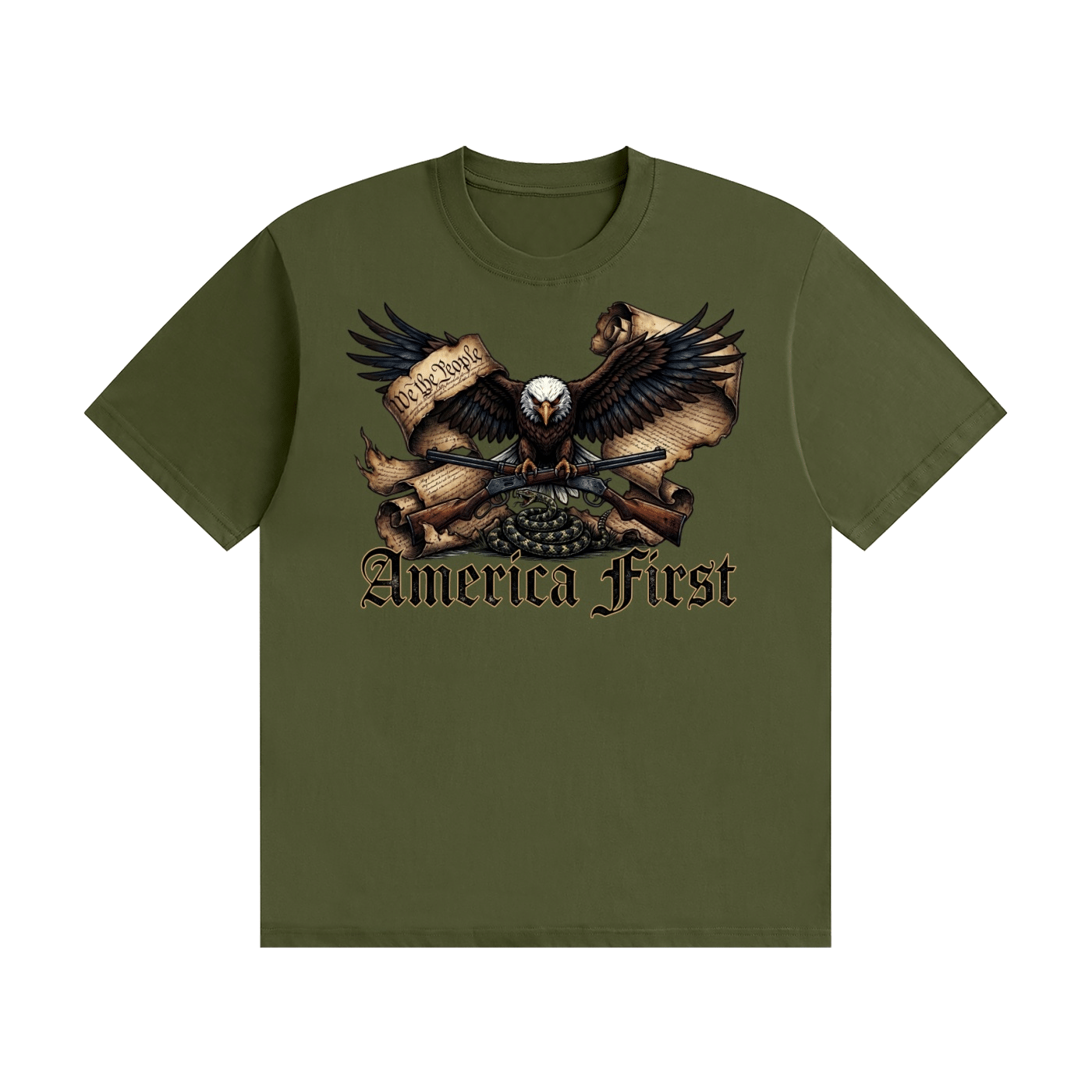 America First Cotton T-Shirt - Image 35