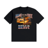 Home of the Free Because of the Brave Cotton T-Shirt - Thumbnail Image 11