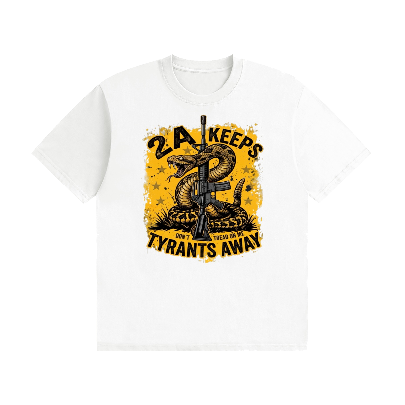 2A Keeps Tyrants Away -  Cotton T-Shirt - Image 2