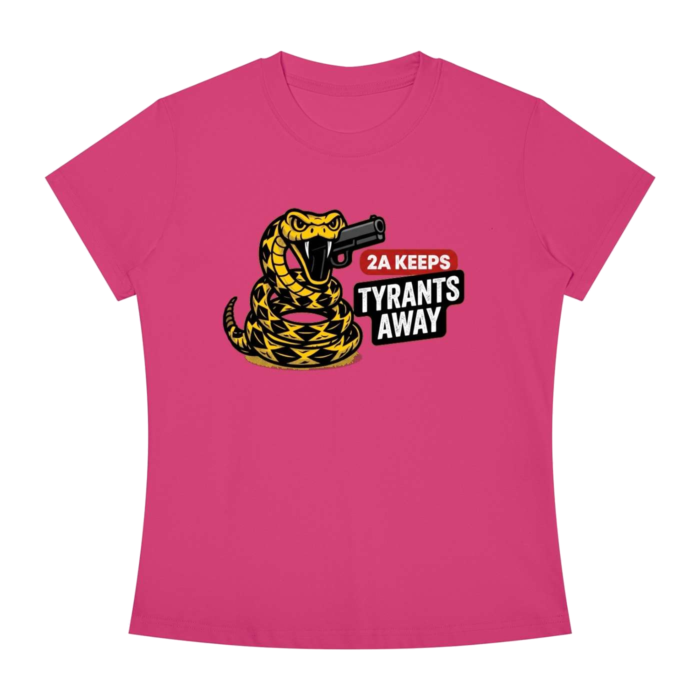2A Keeps Tyrants Away Women's Slim Fit T-Shirt - Image 13
