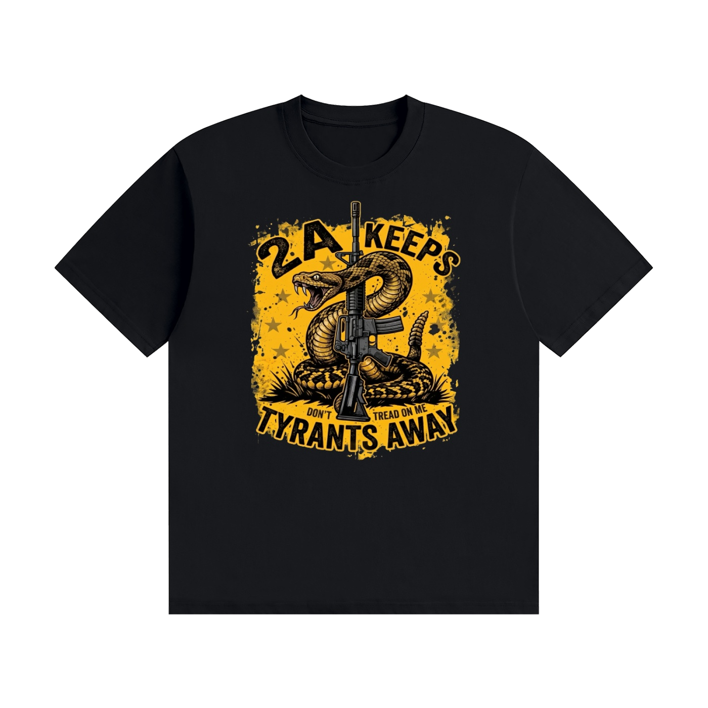 2A Keeps Tyrants Away -  Cotton T-Shirt - Image 1