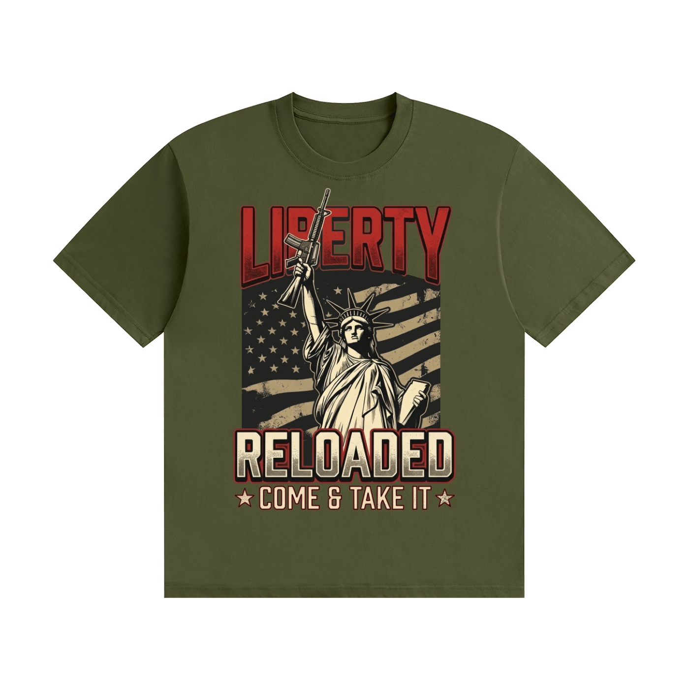 Liberty Reloaded: Come & Take It Cotton T-Shirt - Image 15
