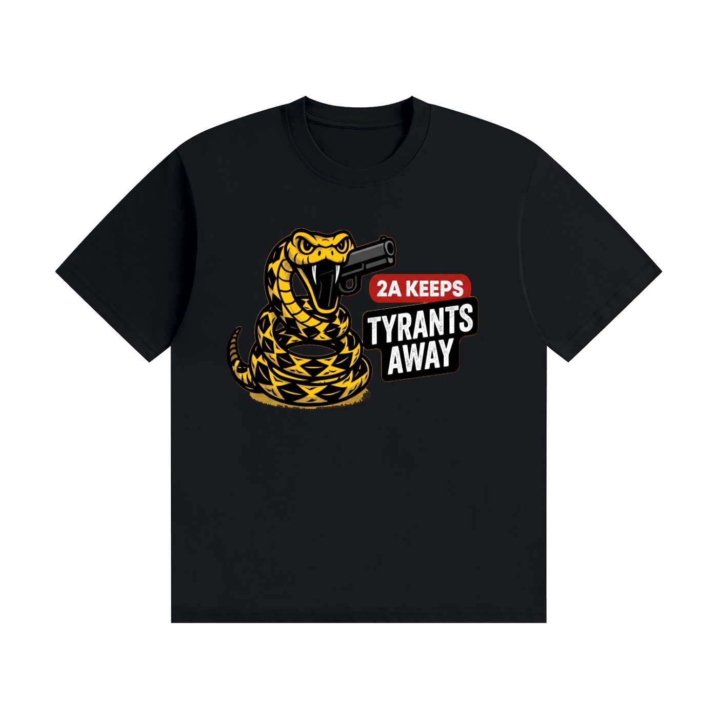 2A Keeps Tyrants Away -  Cotton T-Shirt - Image 11