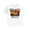 Home of the Free Because of the Brave Cotton T-Shirt - Thumbnail Image 13