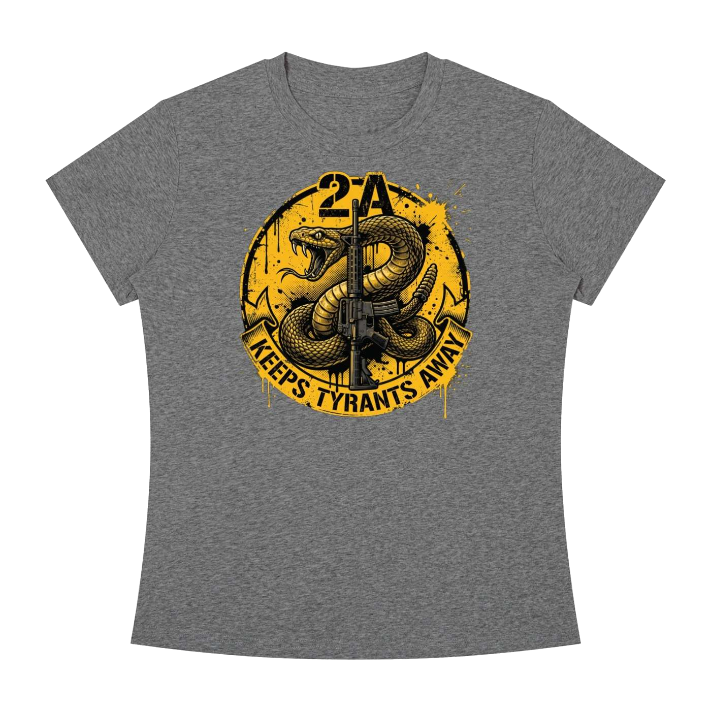 2A Keeps Tyrants Away Women's Slim Fit T-Shirt - Image 10