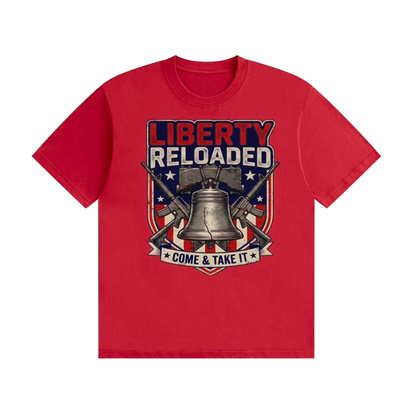 Liberty Reloaded: Come & Take It Cotton T-Shirt - Image 39
