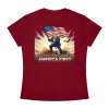 America First Women's Slim Fit Crewneck T-Shirt - Thumbnail Image 27