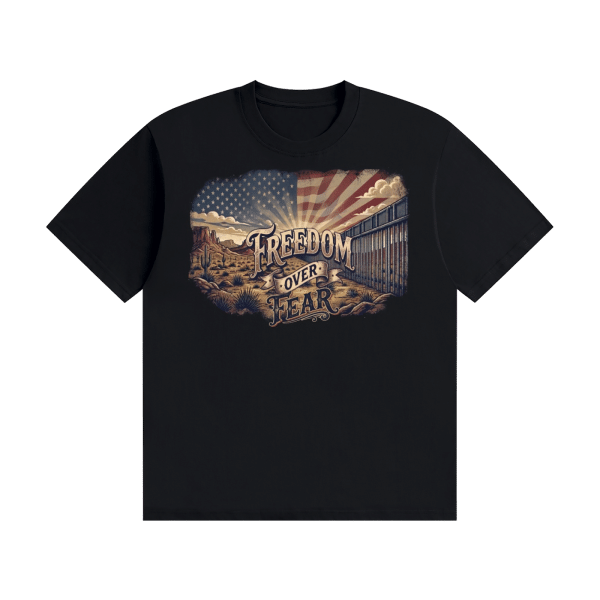 Freedom over Fear Cotton T-Shirt