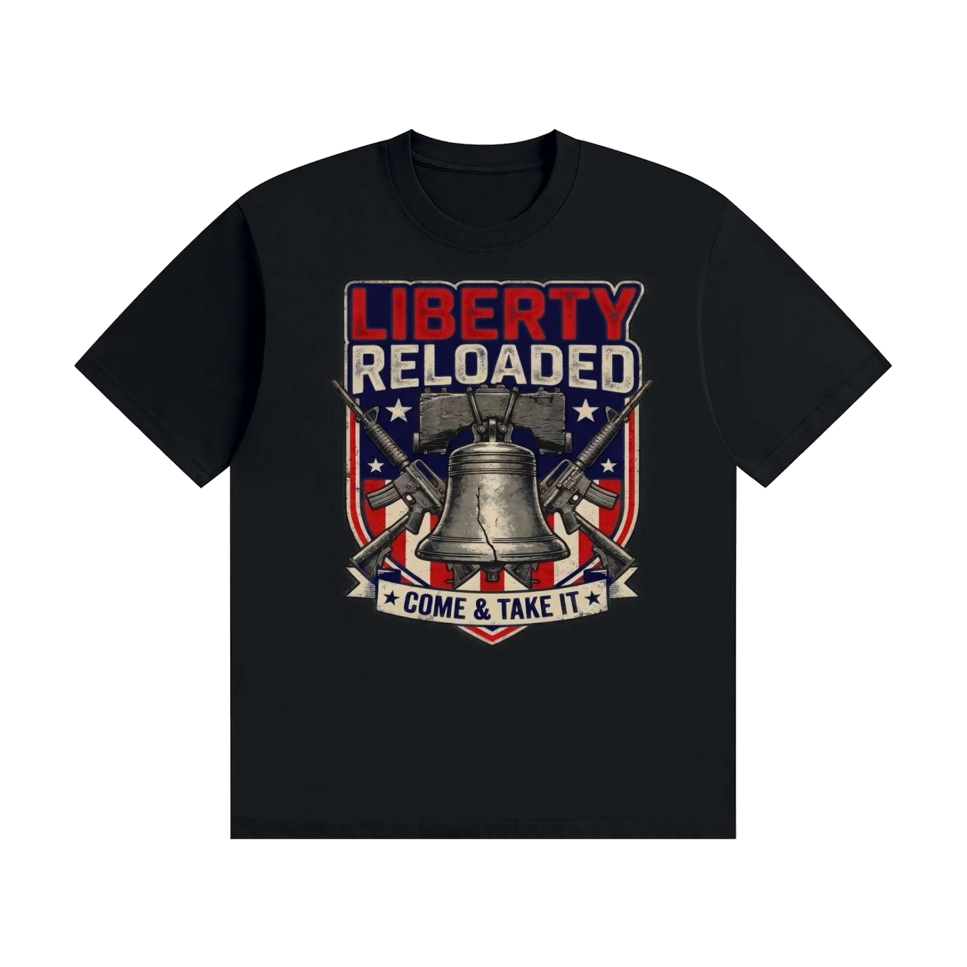 Liberty Reloaded: Come & Take It Cotton T-Shirt - Image 31