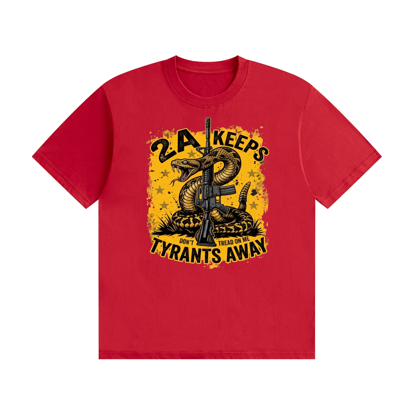 2A Keeps Tyrants Away -  Cotton T-Shirt - Image 5