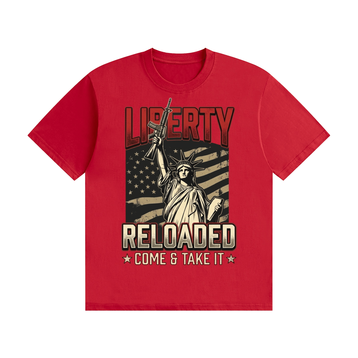 Liberty Reloaded: Come & Take It Cotton T-Shirt - Image 19